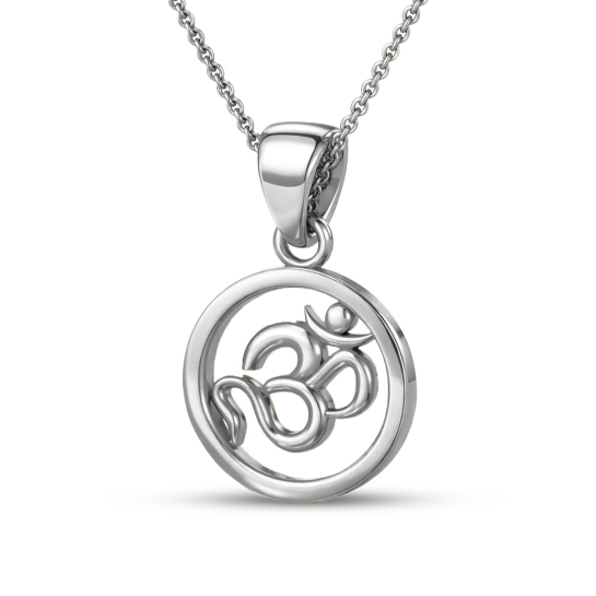 925 Silver OM Pendant 2gram For Men & Women