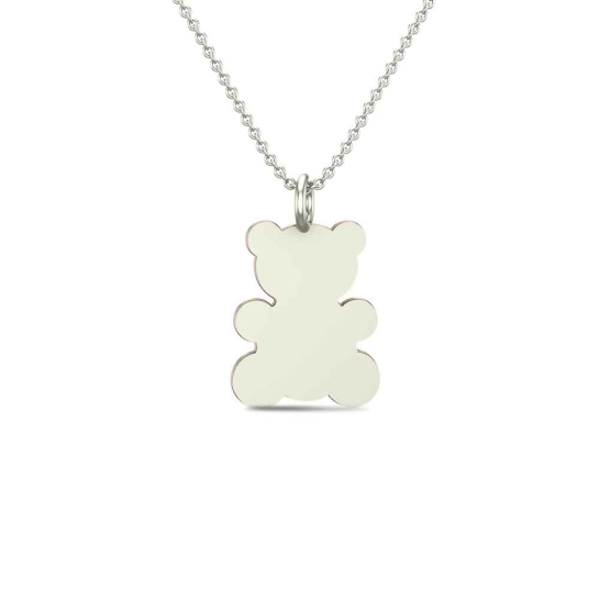 Teddy 18k Yellow Gold Pendant for Kids and Teen Girls
