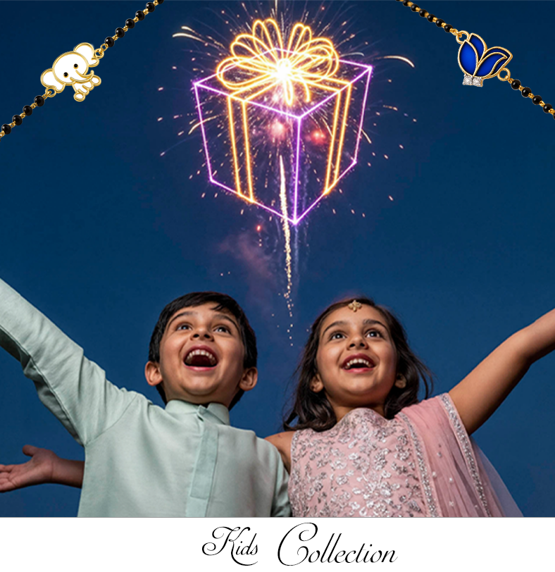 Buy gold and diamonds jewellery for kids