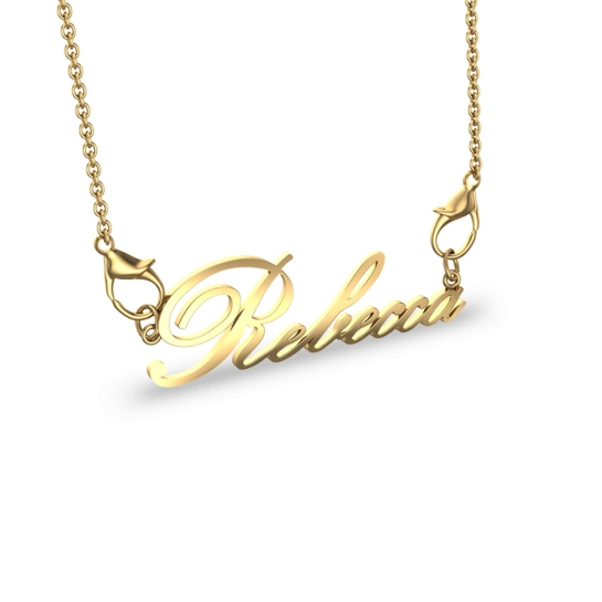 Rebecca Yellow Gold Pendant