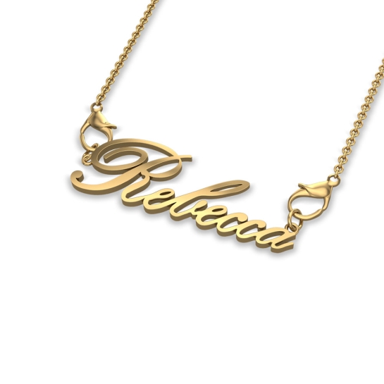 Rebecca Yellow Gold Pendant