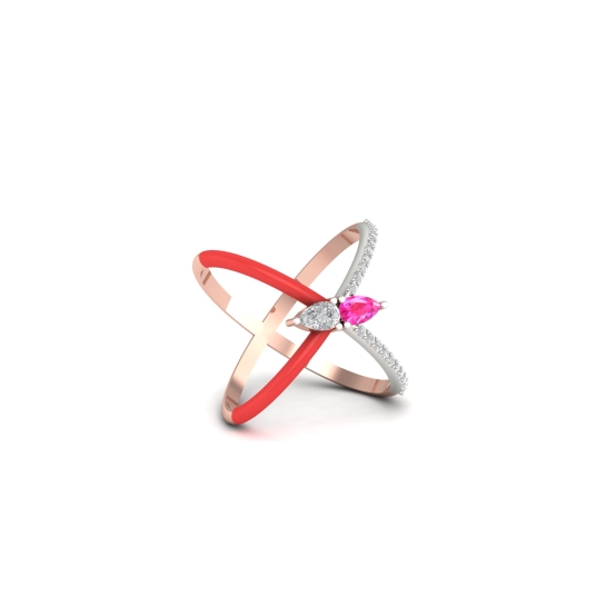 Aaradhya Gold and Diamond Ring