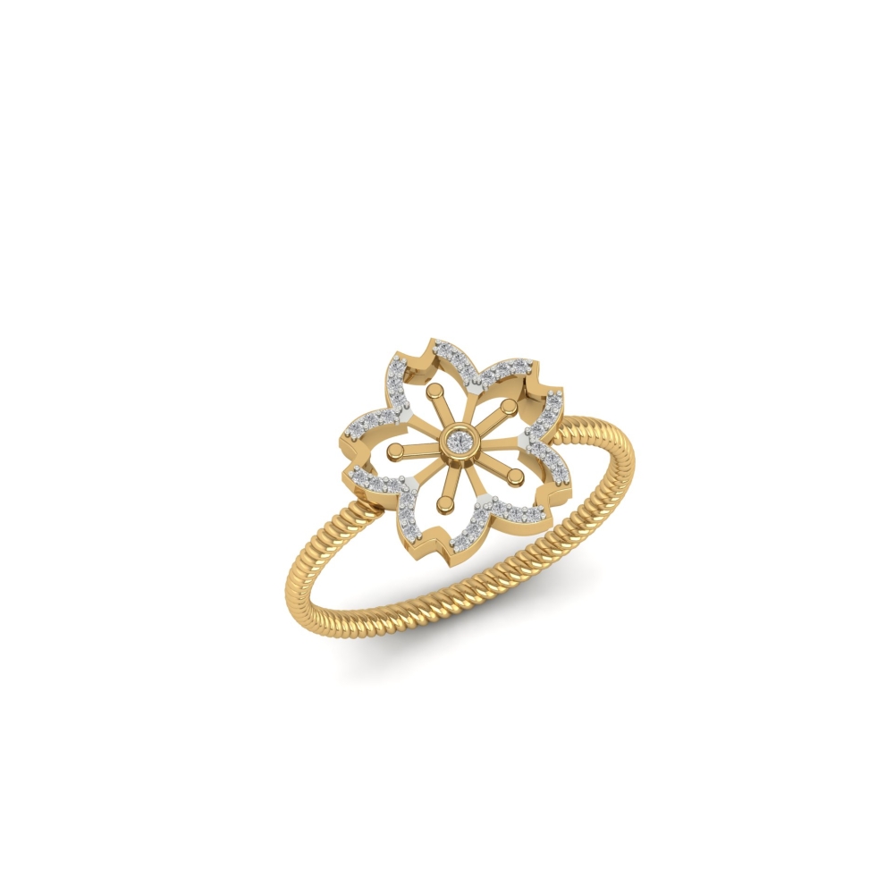 Aadhya Gold and Diamond Ring