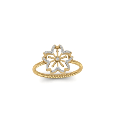 Aadhya Gold and Diamond Ring