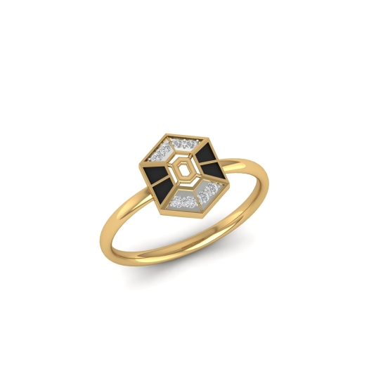 Aastha Gold and Diamond Ring