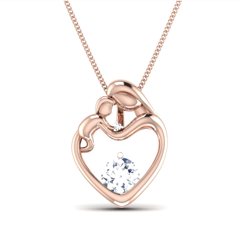Rylee Gold and Diamond Pendant Rylee Gold and Diamond Pendant
