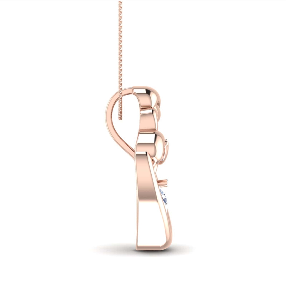 Rylee Gold and Diamond Pendant Rylee Gold and Diamond Pendant