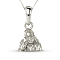 925 Silver Sai Baba Pendant 1gram For Men & Women
