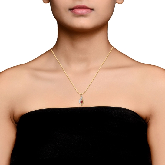 Briella Gold and Diamond Pendant