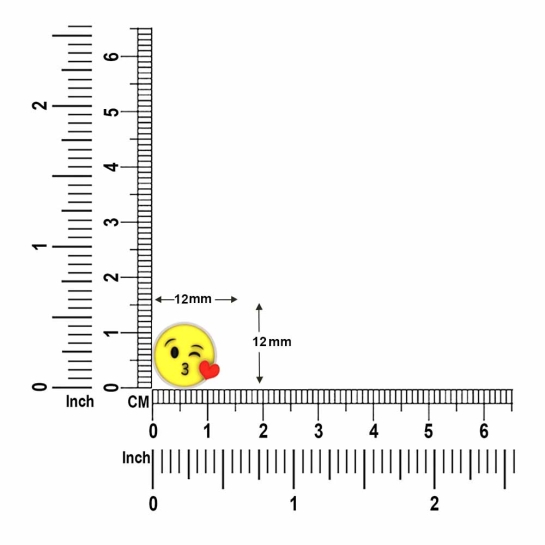 Smiley Yellow Gold Stud Earrings for Kids and Teen Girls