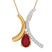 Basha Gold and Diamond Pendant