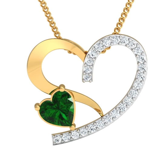 Neetu Gold and Diamond Pendant