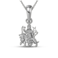 925 Silver Shera Wali Maa Pendant 1gram For Men & Women
