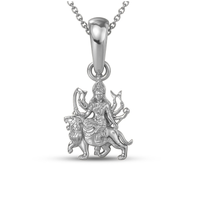 925 Silver Shera Wali Maa Pendant 2gram For Men & Women