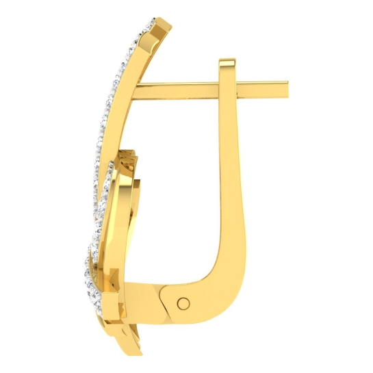 Anindita Yellow Gold  Diamond Earrings 