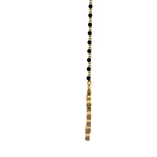 Saumya Yellow Mangalsutra Designs in Gold Saumya Yellow Mangalsutra Designs in Gold