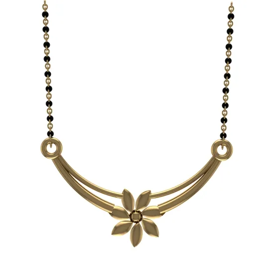 Hemani Yellow Mangalsutra Designs in Gold Hemani Yellow Mangalsutra Designs in Gold