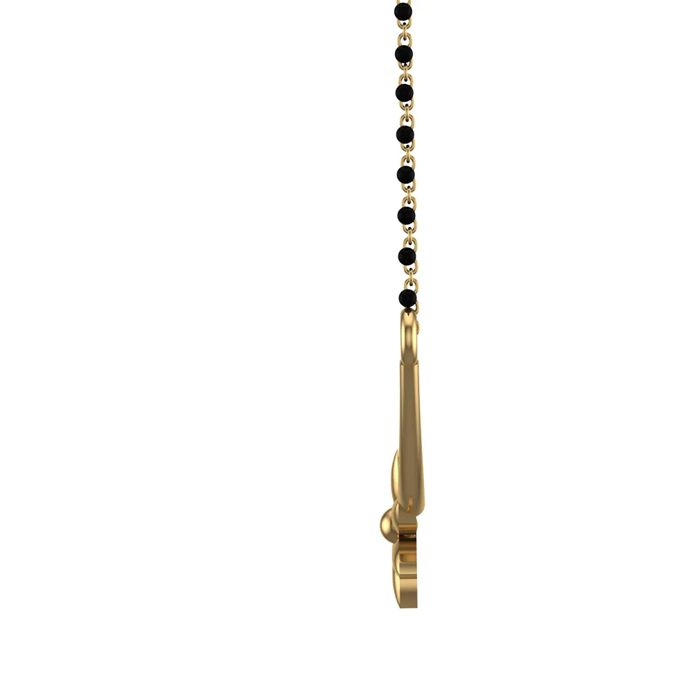 Hemani Yellow Mangalsutra Designs in Gold Hemani Yellow Mangalsutra Designs in Gold