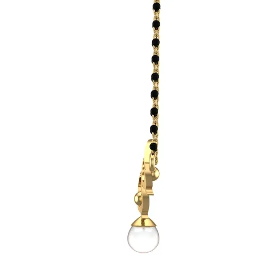 Manya Yellow Mangalsutra Designs in Gold Manya Yellow Mangalsutra Designs in Gold