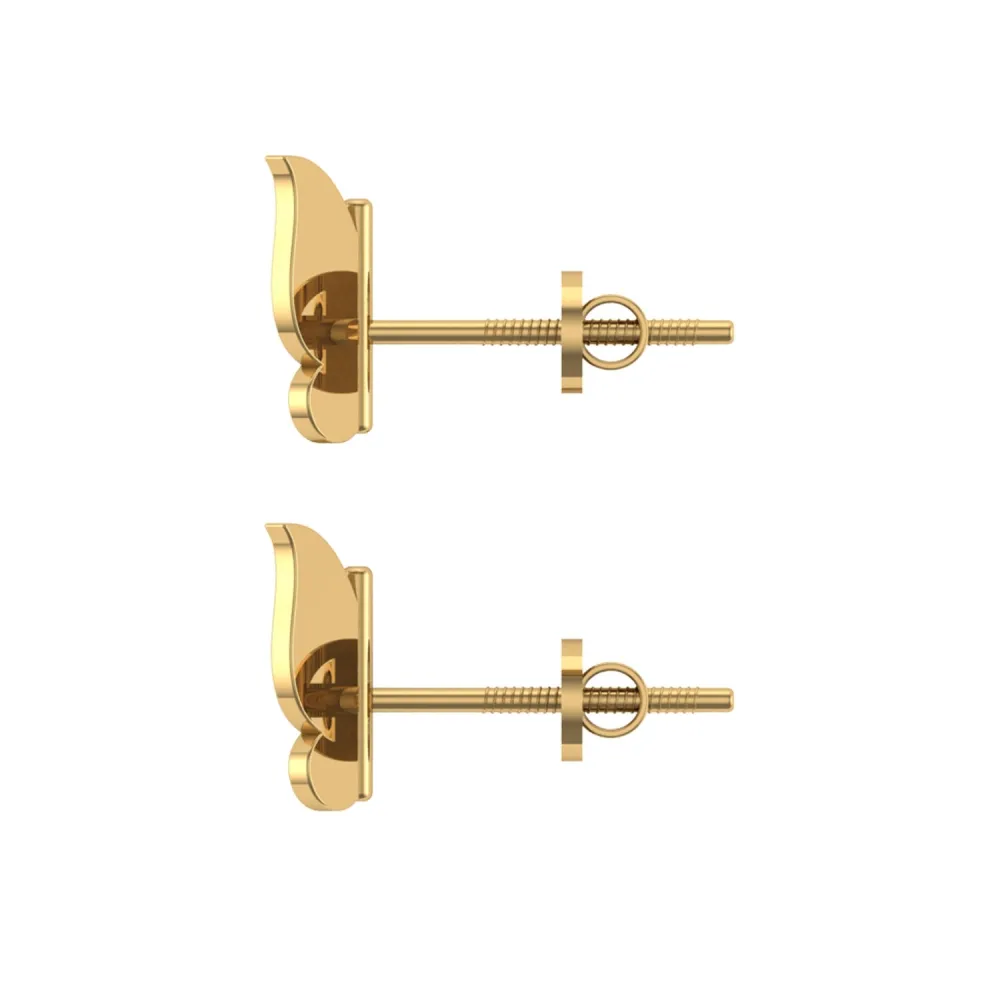 Simran Gold Stud Earring Simran Gold Stud Earring