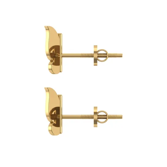 Simran Gold Stud Earring Simran Gold Stud Earring