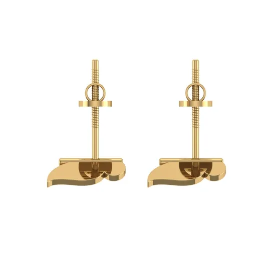 Simran Gold Stud Earring Simran Gold Stud Earring