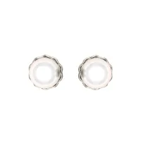 Emma White Gold Earrings