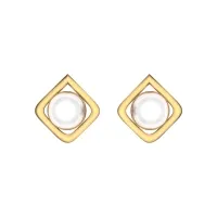 Linda Yellow Gold Earrings Design for daily use 