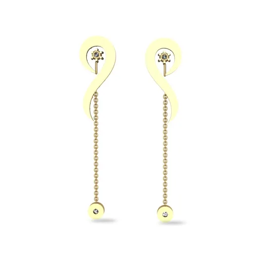 Aanya White Gold Earings Design for daily use Aanya White Gold Earings Design for daily use