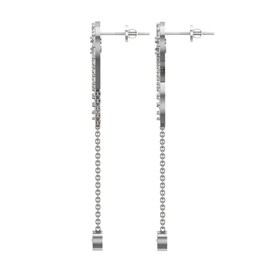 Aanya White Gold Earings Design for daily use Aanya White Gold Earings Design for daily use