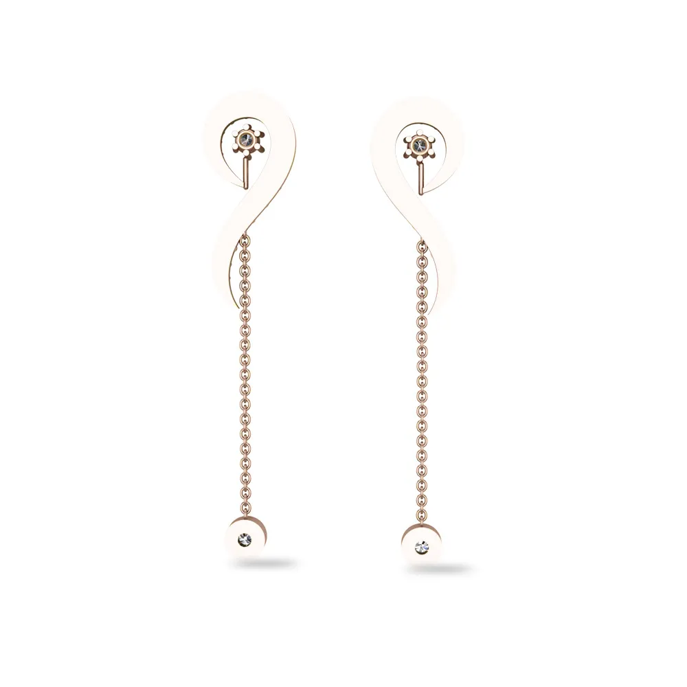 Aanya White Gold Earings Design for daily use Aanya White Gold Earings Design for daily use