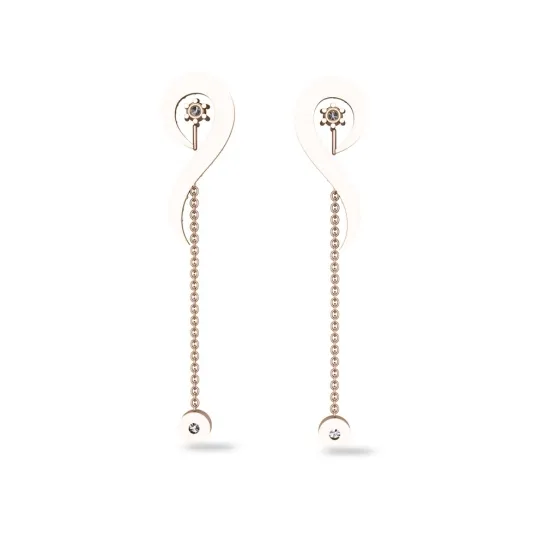 Aanya White Gold Earings Design for daily use Aanya White Gold Earings Design for daily use