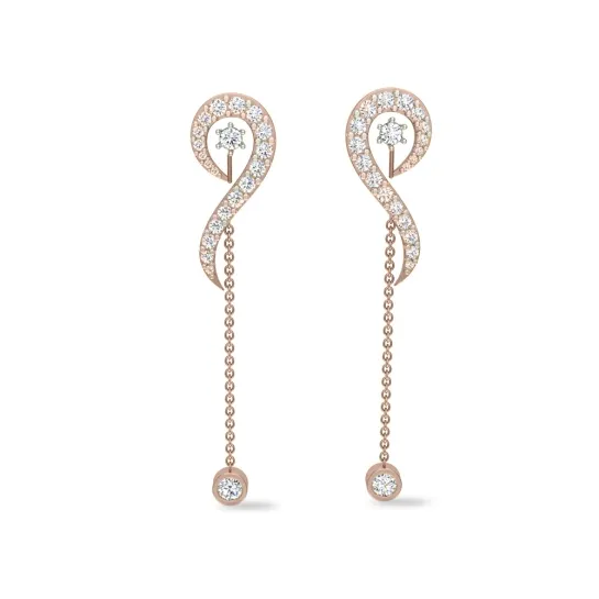 Aanya Rose Gold Earings Aanya Rose Gold Earings