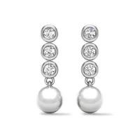 Lucas White Gold Earrings Design for daily use 