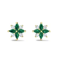 Levi Yellow Gold Earrings