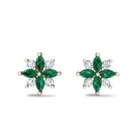 Levi Rose Gold Earrings