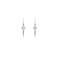 Wyatt White Diamond Earrings
