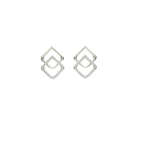 Charlotte White Diamond Earrings