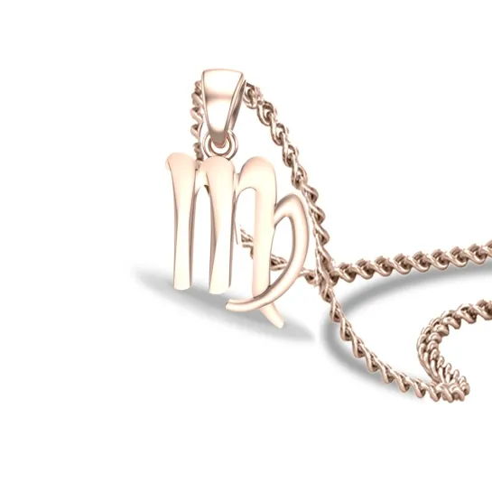 Eve Scorpio Rose Gold Zodiac Pendant Designs For Female Eve Scorpio Rose Gold Zodiac Pendant Designs For Female