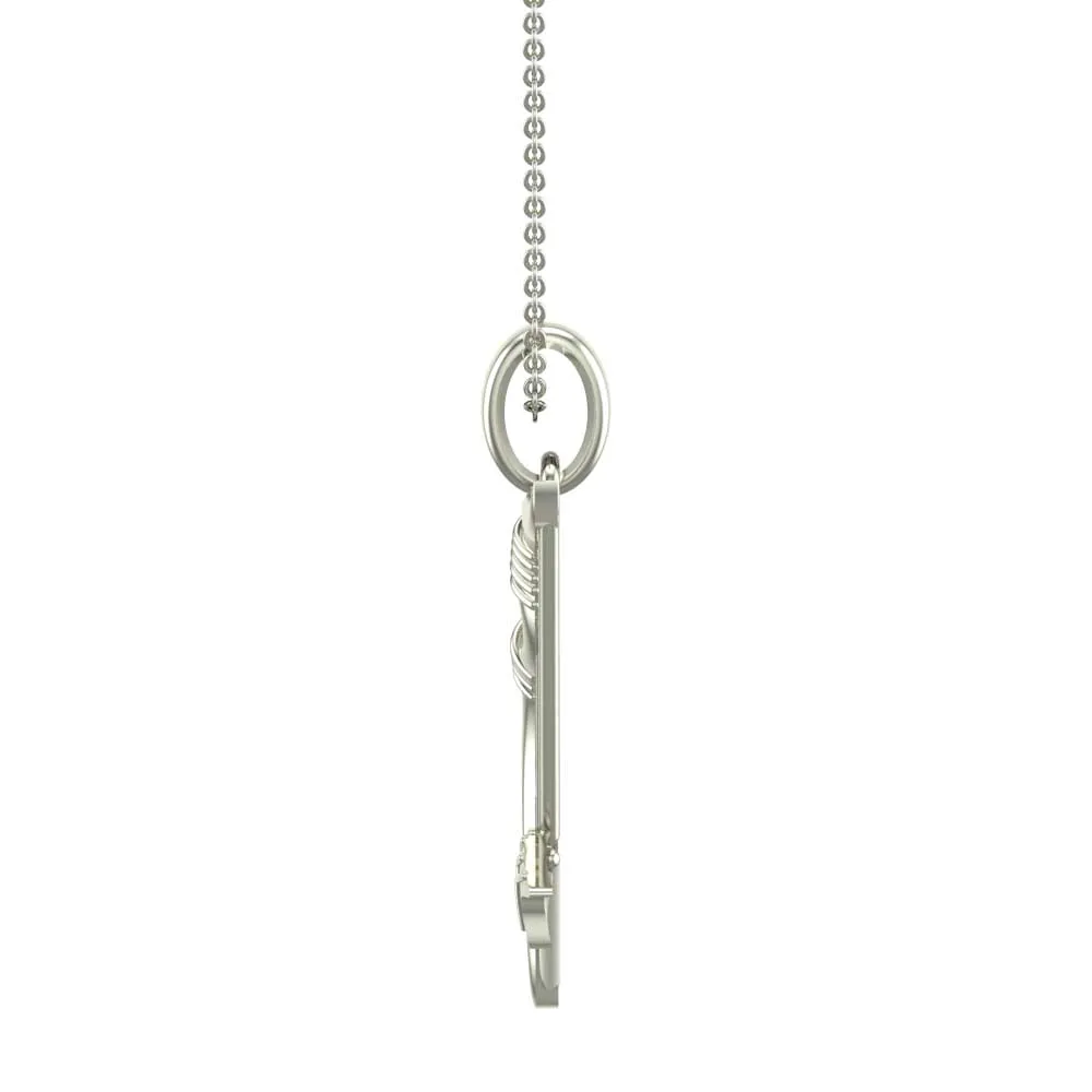 Bella Sagittarius White Gold Zodiac Pendant Designs For Female Bella Sagittarius White Gold Zodiac Pendant Designs For Female