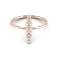 Tanya Rose Gold Diamond Ring