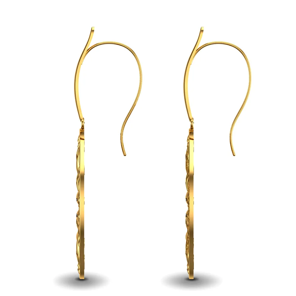 Nayani Gold Drop Earrings Nayani Gold Drop Earrings