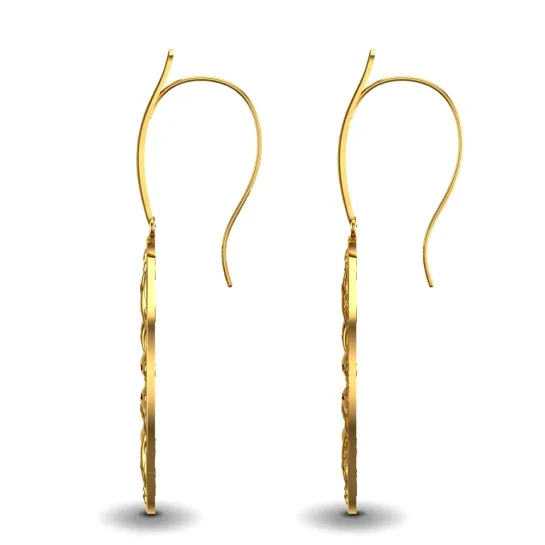 Nayani Gold Drop Earrings Nayani Gold Drop Earrings