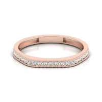 Amber Rose Gold Diamond Ring