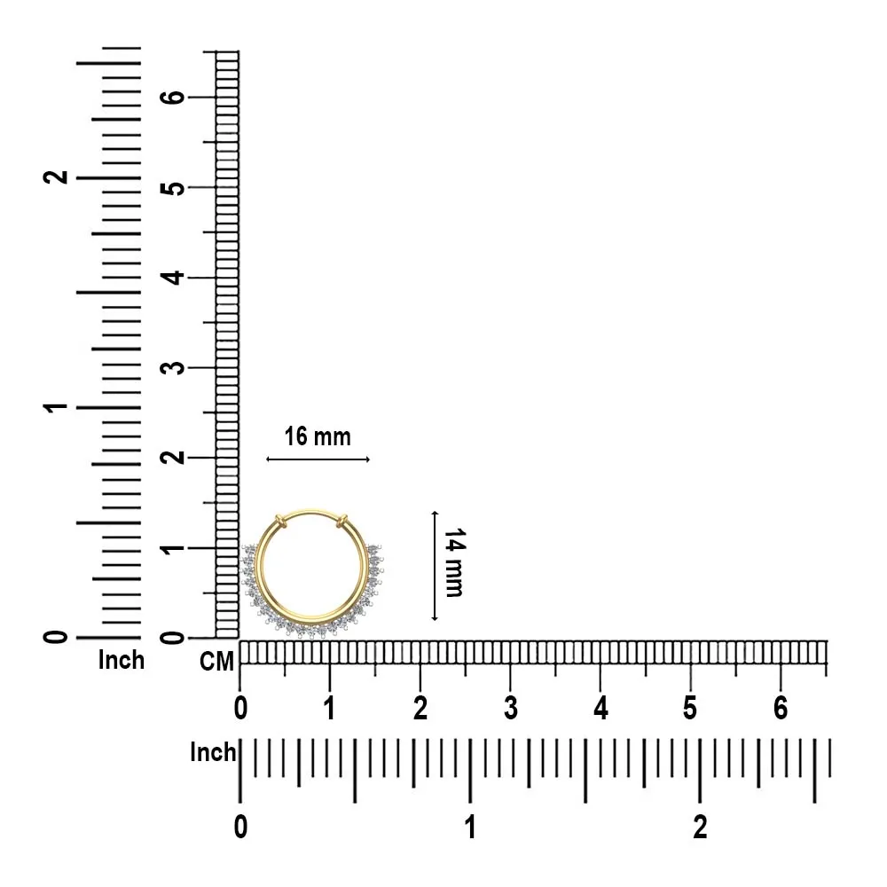 Mahisa Yellow Gold Diamond Hoop Earrings Mahisa Yellow Gold Diamond Hoop Earrings