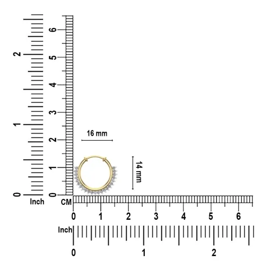 Mahisa Yellow Gold Diamond Hoop Earrings Mahisa Yellow Gold Diamond Hoop Earrings
