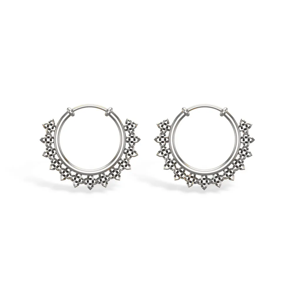 Myka Rose Gold Hoop Earrings Myka Rose Gold Hoop Earrings