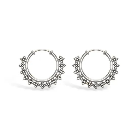 Myka Rose Gold Hoop Earrings Myka Rose Gold Hoop Earrings