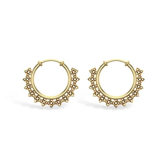 Myka Rose Gold Hoop Earrings Myka Rose Gold Hoop Earrings