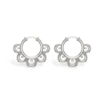 Abrik White Gold Hoo…